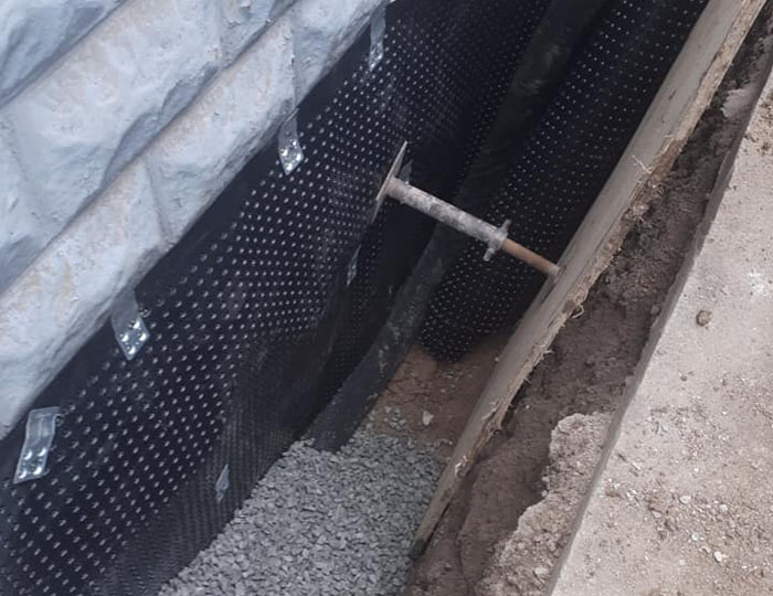 waterproofing basement walls from outside